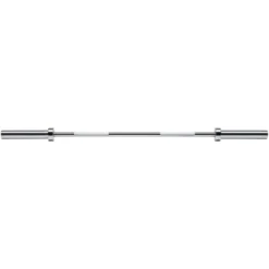 HMS Premium Olympische Halterstang met Lock Jaw Collars en Veerclipsluiting - 50 mm - 150 cm