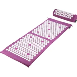HMS Premium Spijkermat met Spijkerkussen - Paars/Wit