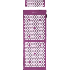 HMS Premium Spijkermat met Spijkerkussen - Paars/Wit