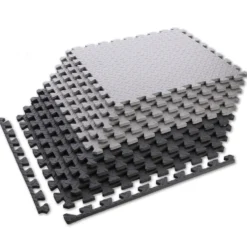 HMS Puzzelmat - Set van 9 - 12 mm - Lichtgrijs