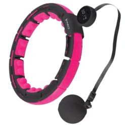 HMS Set Hoelahoep - Zwart/Roze + Afslank Tailleband