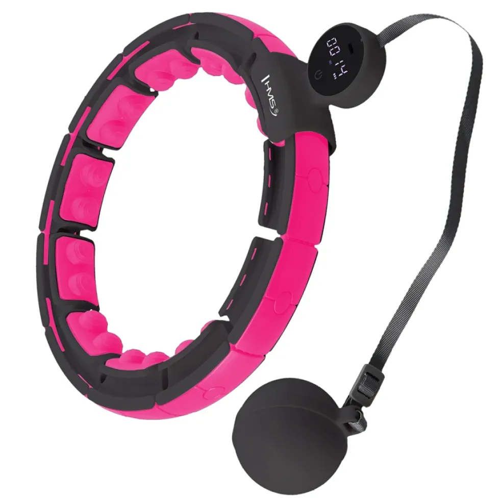 HMS Set Hoelahoep - Zwart/Roze + Afslank Tailleband