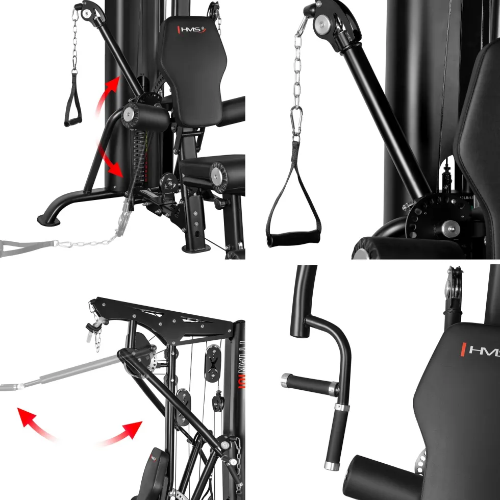 HMS Tytan 101 Multi Gym met Leg Press