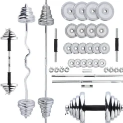 HMS Verstelbare Halter en Dumbbell Set met Opbergkoffer - 55 kg