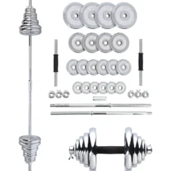 HMS Verstelbare Halter en Dumbbell Set met Opbergkoffer - 50 kg