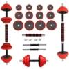 HMS Verstelbare Halter en Dumbbell Set - Rood - 20 kg