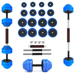 HMS Verstelbare Halter en Dumbbell Set - Blauw - 30 kg