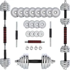 HMS Verstelbare Halter en Dumbbell Set met Opbergkoffer - 30 kg