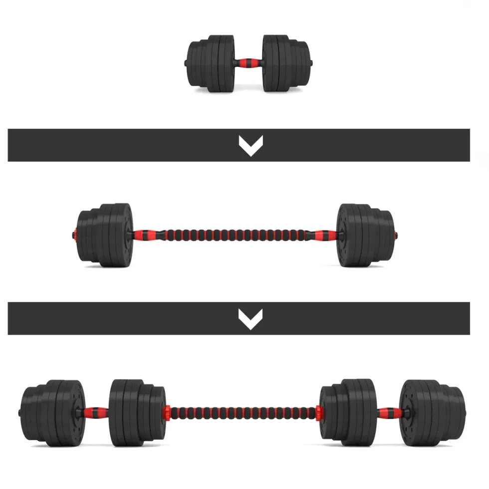 HMS Verstelbare Halter en Dumbbell Set - 40 kg