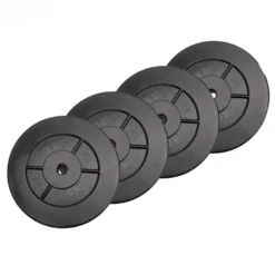 Iron Gym Halterschijven Set - 4 x 5 kg - 25 mm - Zwart