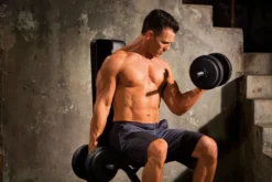 Iron Gym Halterschijven Set - 4 x 5 kg - 25 mm - Zwart
