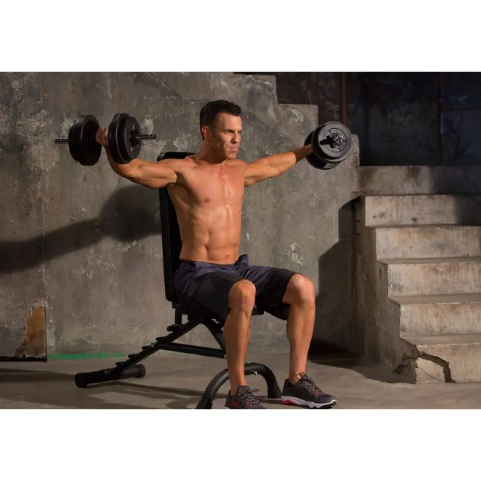 Iron Gym Verstelbare Dumbbell Set - 2 x 7,5 kg