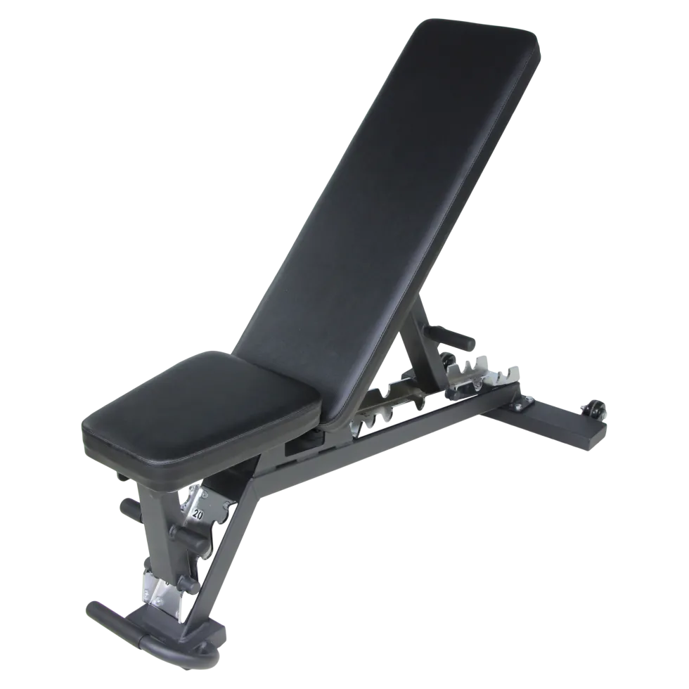 Lifemaxx Crossmaxx Adjustable Bench V2 - Verstelbare Trainingsbank - Zwart
