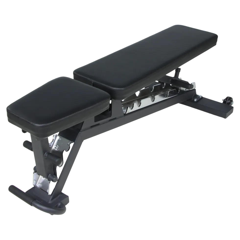 Lifemaxx Crossmaxx Adjustable Bench V2 - Verstelbare Trainingsbank - Zwart