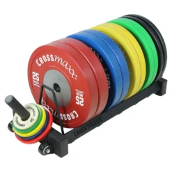 Lifemaxx Crossmaxx Bumper Plate Rack - Opbergrek voor Halterschijven
