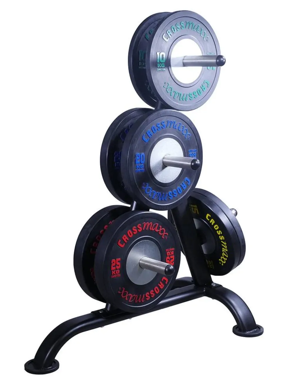 Lifemaxx Crossmaxx Competition Bumper Plate - Halterschijf - Zwart - 50 mm - 5 kg