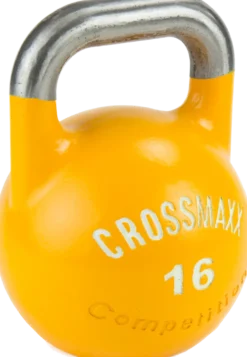 Lifemaxx Crossmaxx Competition Kettlebells - Geel - 16 kg