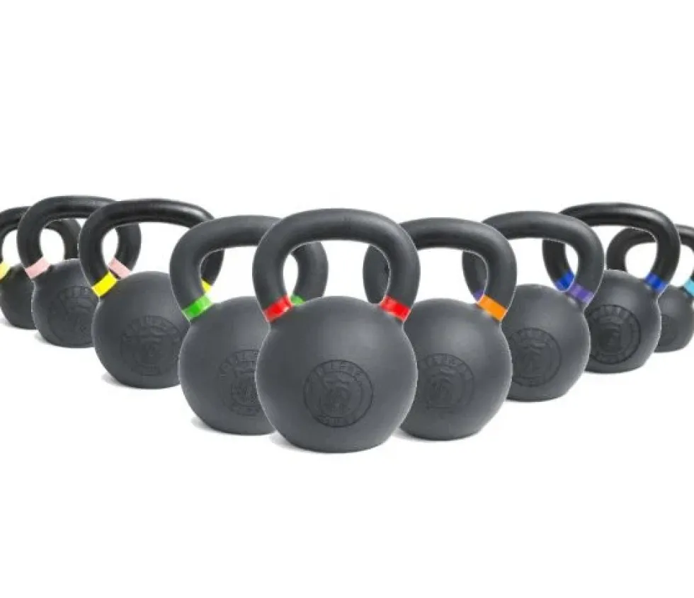 Lifemaxx Crossmaxx Kettlebell - Gietijzer met Poedercoating - 8 kg