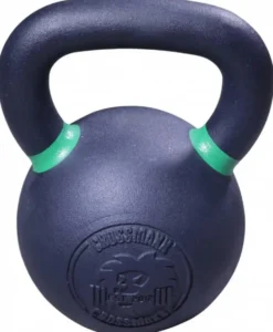 Lifemaxx Crossmaxx Kettlebell - Gietijzer met Poedercoating - 28 kg