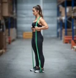 Lifemaxx Crossmaxx Resistance Band - Zwart - Licht / Medium