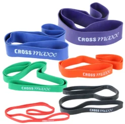 Lifemaxx Crossmaxx Resistance Band - Zwart - Licht / Medium