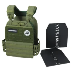 Lifemaxx Crossmaxx Tactical Vest - Gewichtsvest - Groen