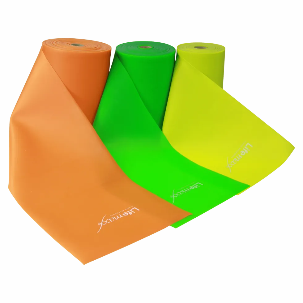 Lifemaxx Flex Band - Medium - 12 meter - Groen