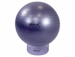 Lifemaxx Gymball - Anti-Burst Fitnessball - 75 cm - Zilver