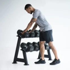 Lifemaxx LMX Dumbbellrack 20 Sets - Zwart