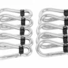 Lifemaxx LMX Karabijnhaken - Snaphook met slot - 10 Stuks