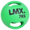 Lifemaxx LMX Medicijn bal - Double Handle Medicine Ball - 7 kg - Groen
