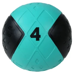 Lifemaxx LMX Medicijn Bal - Medicine Ball - 4 kg - Zwart/Blauw