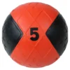 Lifemaxx LMX Medicijn Bal - Medicine Ball - 5 kg - Zwart/Rood