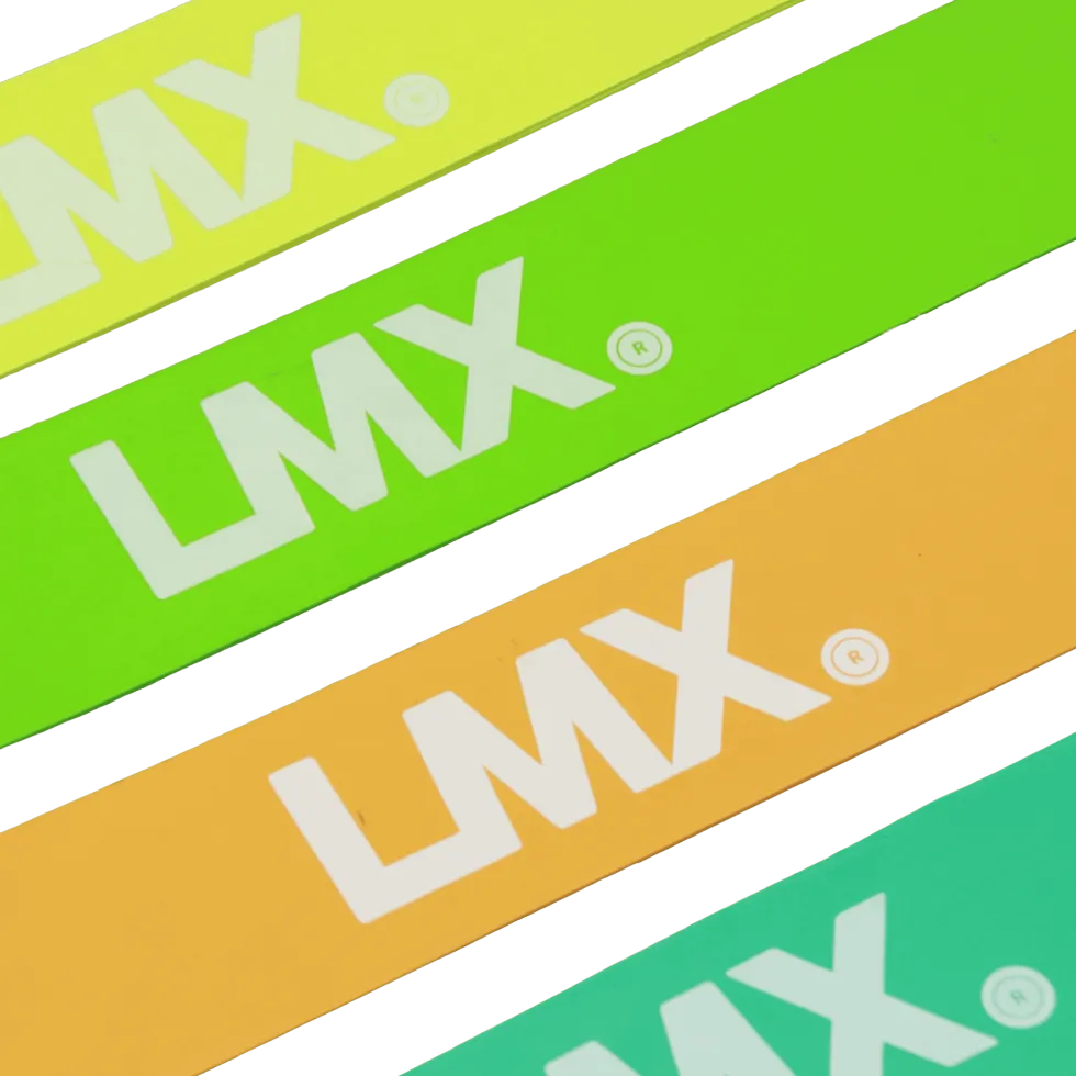 Lifemaxx LMX Mini Weerstandsband - Medium - Oranje - 10 stuks