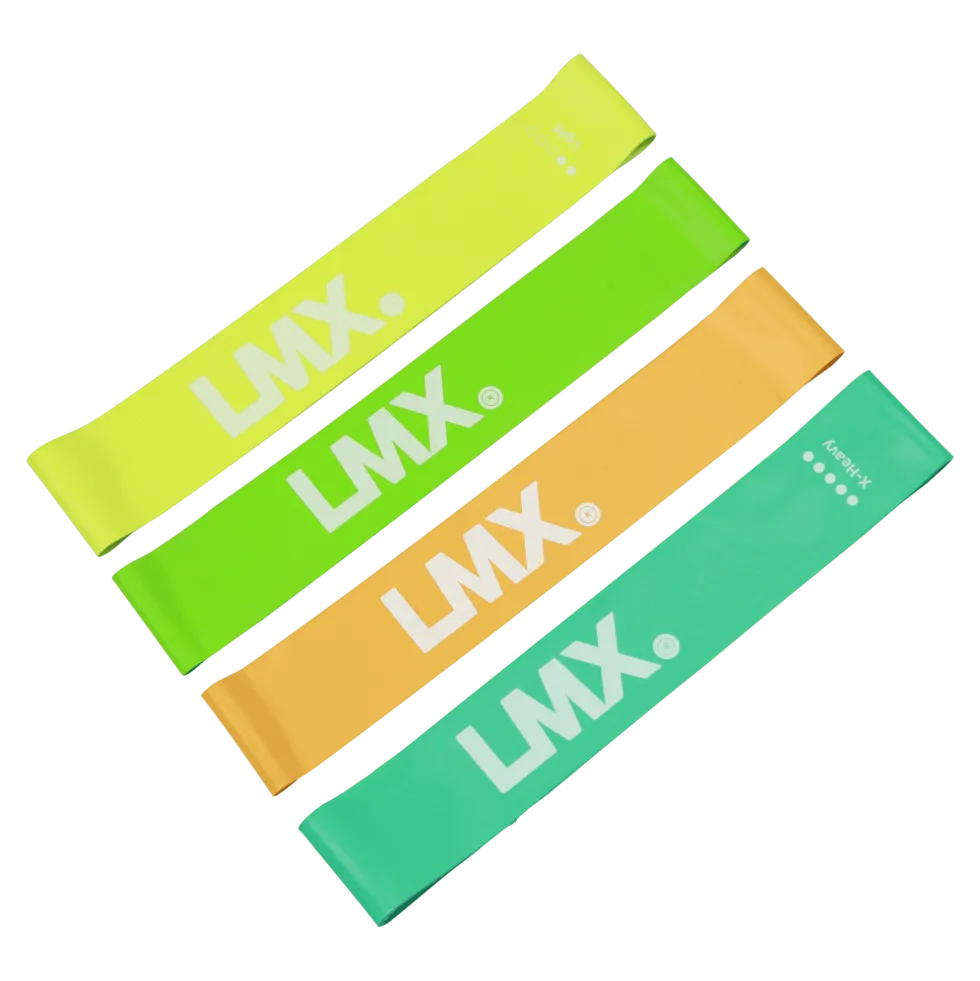 Lifemaxx LMX Mini Weerstandsband - Medium - Oranje - 10 stuks