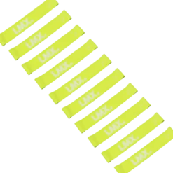 Lifemaxx LMX Mini Weerstandsband - Extra licht - Geel - 10 stuks