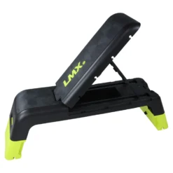 Lifemaxx LMX Verstelbare Fitness Step - Aerobic Stepper - Zwart/Geel