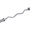 Lifemaxx Olympic EZ Bar Curlstang - Geborsteld Staal - 120 cm