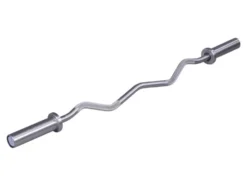 Lifemaxx Olympic EZ Bar Curlstang - Geborsteld Staal - 120 cm