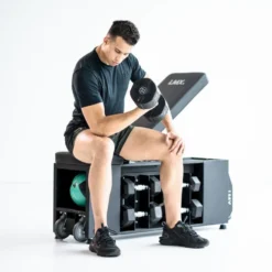 Lifemaxx Ronde PU Dumbbell Set - 2 x 4 kg