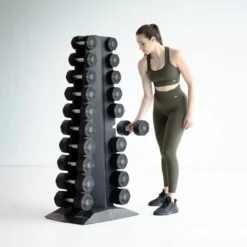 Lifemaxx Ronde PU Dumbbell Set - 2 x 34 kg