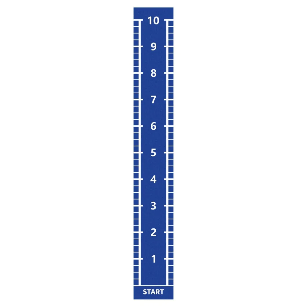 Lifemaxx Sprinttrack - Kunstgras - 1,5 x 11 m - Blauw