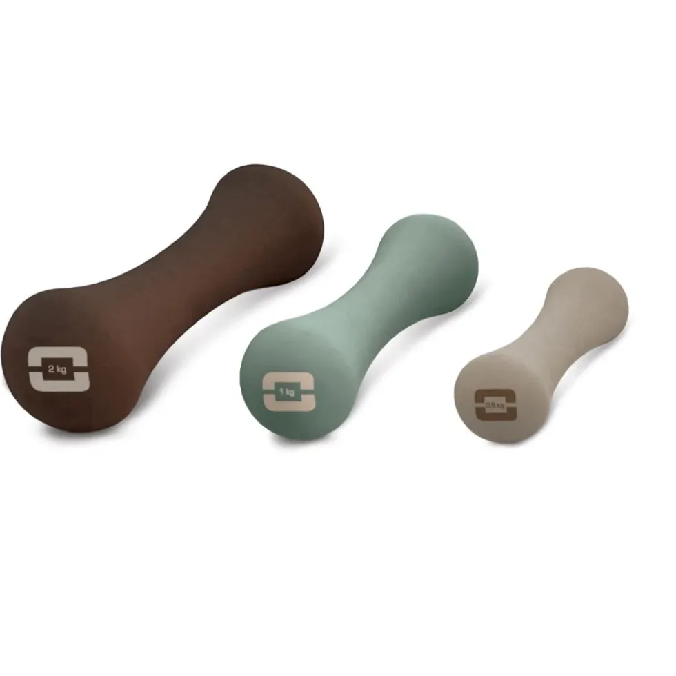 Liveness Neopreen Yoga Dumbbell - 2 kg - Chocolade