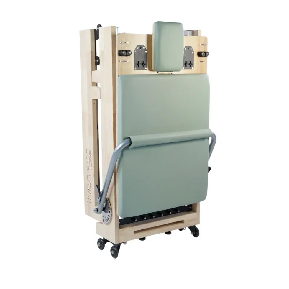 Liveness Opvouwbare Eikenhout Reformer PTX 3000 - Green Tea