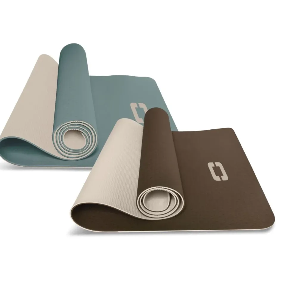 Liveness Yoga Mat Dual Color - 6 mm - Chocolade/Zand
