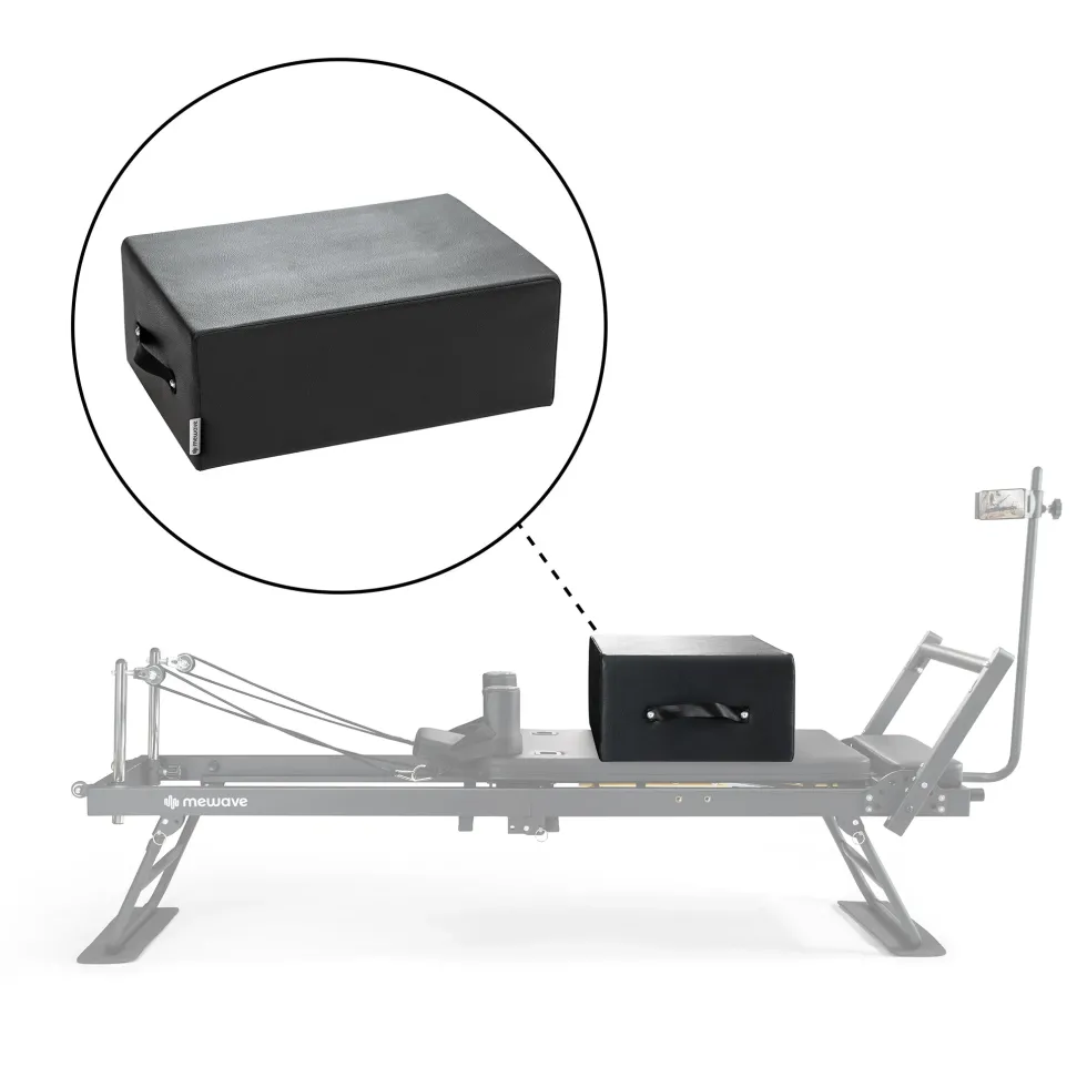 Mewave Pilates Box voor Reformer Pro - Zwart