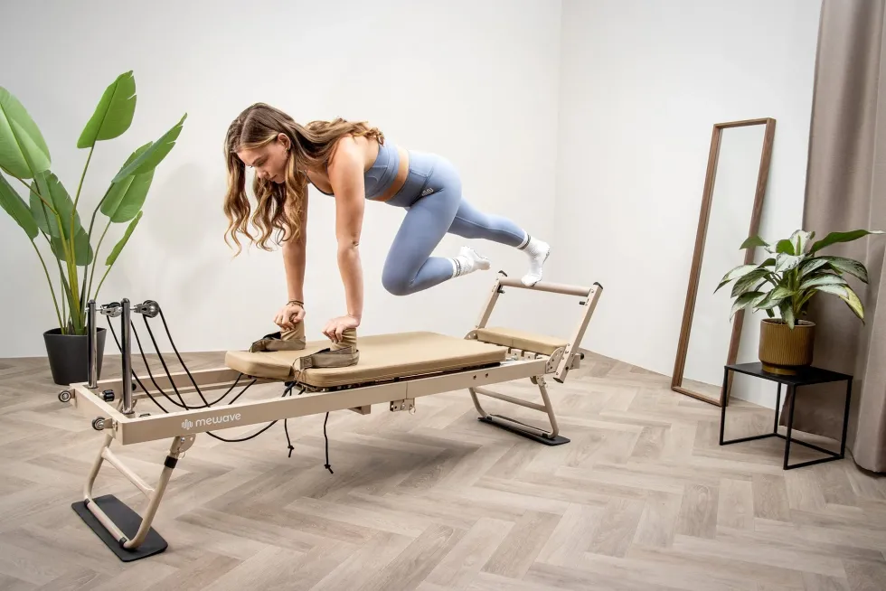 Mewave Pilates Reformer Pro - Beige