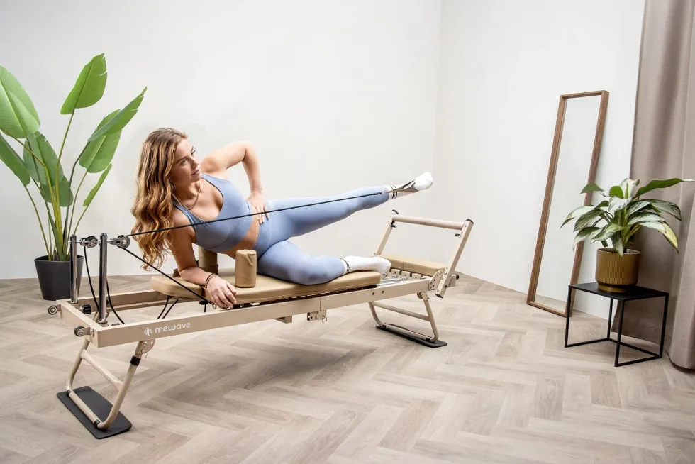 Mewave Pilates Reformer Pro - Beige