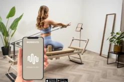 Mewave Pilates Reformer Pro Complete Set - Beige