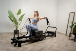 Mewave Pilates Reformer Pro Premium - Zwart